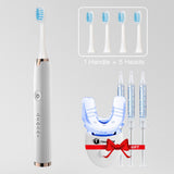 Ultrasonic Electric Toothbrush USB Port Tooth Whitening Kit With LED Accelerator Llight 35% Peroxide Gels Home Use Equipment