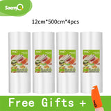 saengQ Kitchen Bags For Vacuum Food Vacuum Sealer Bag Sous Vide Storage Sealer bag Vacuum Packaging 12/15/20/25/30 cm*500 cm