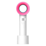 Summer Mini Handheld Fan USB Charging Cooler Ultra-quiet Portable Small Bladeless Fan LED Cooling Fans for Travel Outdoor Office