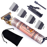 Professional Barber Hair Clipper Rechargeable Electric Finish Cutting Machine Beard Trimmer Shaver Cordless Corded