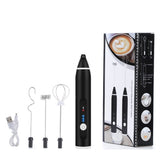 USB Rechargeable Blender Milk Frother 3 Speeds Electric Stainless Steel Handheld Mini Blender Drink Mixer for milk eggs