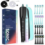 Ultrasonic Electric Toothbrush 5 Mode Automatic Teeth Whitening Cleaner Adult Smart Timer Waterproof 4 Hours Charge Last 45 Days