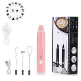 USB Rechargeable Blender Milk Frother 3 Speeds Electric Stainless Steel Handheld Mini Blender Drink Mixer for milk eggs
