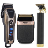 Professional Barber Hair Clipper USB Electric Hair Trimmer T-Outliner Cutting Beard Trimmer Shaver Men Barber Hair Cutting