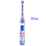 Oral B Kids Electric Toothbrush Soft Bristle Waterproof Powered by 1 AA Battery Gum Care Oral Hygiene Teeth Bush For Children