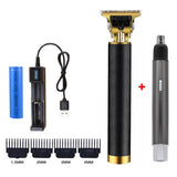 NICARE Hair Clipper Electric Clipper Men Buddha Head Carving Oil Headscissor Professional Hair Trimmer Haircut Nose Hair Cutting