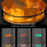 Portable Crystal Aromatherapy Humidifier USB Aroma Essential Oil Diffuser Air Humidificador with Atmosphere Lamp Home