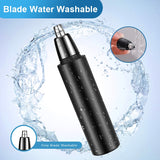 триммер для Professional Painless Men Trimmer for Nose Portable Rotating USB Charging Nose Ear Trimmer Eyebrow Hair Clipper