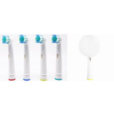 Toothbrush Heads+Silicone face brush Facial Cleansing Brush Head Suit For Braun Oral-B Pro 500 550 1000 3000 9000 9100 9400