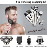 ZOZEN Men's Electric Shaver,Electric Shaver For Men,Beard and Mustache Trimmer,Washable and USB Charging Shaving Machine