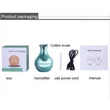 USB Aroma Essential Oil Diffuser Ultrasonic Cool Mist Humidifier Air Purifier 7 Color Change LED Night Light for Office Home