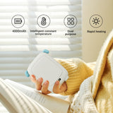 New Hand Warmer 2 in 1 Portable Power Bank USB Rechargeable Electric Hand Warmer Heater Intelligent Constant Temperature 4000mah