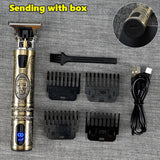New Electric Hair Trimmer Cordless Shaver Beard Trimmer Electric Shaver for Men 0mm Men Barber Hair Cutting Machine For Men