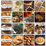 Resealable Kraft Paper Zipper Bags for Nuts Coffee Bean Snacks Tea Gift Transparent Window Waterproof Heat Seal Food Storage Bag