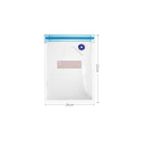 Vacuum Food Storage Zipper Bags Reusable BPA-Free Sous Vide Bags with Vacuum Hand Pump Fruit Meat Nut Vacuum Sealer Saver Bag