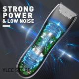 Professional Electric Groin Hair Trimmer Body Groomer for Men IPX6 Waterproof Wet/Dry Clippers Ultimate Male Hygiene Razor Face