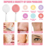 Ultrasound Electric Toothbrush Facial Cleansing Brush Head Replacement Brush Heads Cleansing Head Face Skin Care Tool For Oral-B