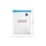 Vacuum Food Storage Zipper Bags Reusable BPA-Free Sous Vide Bags with Vacuum Hand Pump Fruit Meat Nut Vacuum Sealer Saver Bag