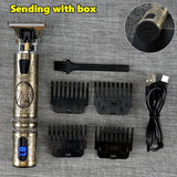 New Electric Hair Trimmer Cordless Shaver Beard Trimmer Electric Shaver for Men 0mm Men Barber Hair Cutting Machine For Men