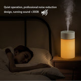 Ultrasonic Air Humidifier 260ML Mini LED Lamp USB Essential Oil Diffuser Car Purifier Aroma Anion Mist Maker With Romantic Light