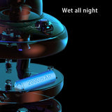 UFO Dual Nozzles Wireless Humidifier Desktop Air Humidifier Cute Planet Bear LED Light Ultrasonic Aroma Essential Oil Diffuser