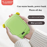 New Hand Warmer 2 in 1 Portable Power Bank USB Rechargeable Electric Hand Warmer Heater Intelligent Constant Temperature 4000mah