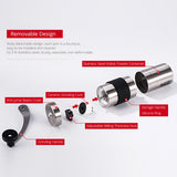 New Manual Coffee Grinder Mini Hand Conical Burr Espresso Grinder Coffee Been Mill Tools Ceramic Movement for Handmade Coffee