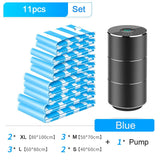 Portable Mini Automatic Compression Vacuum Pump Sealer for Traveling Home Kitchen USB Rechargeable Vacuum Packing Machine