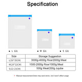 Reusable Food Vacuum Sealer Bags Sous Vide Bags with Rechargeable Handheld Vacuum Air Pump for Food Storage Kitchen Appliance