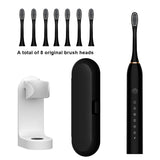 Sonic Electric Toothbrush Ultrasonic Automatic USB Rechargeable IPX7 Waterproof Travel Box Holder Toothbrush Tooth Brush Heads