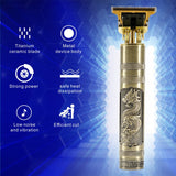 Professional Barber Hair Clipper Rechargeable Electric Finish Cutting Machine Beard Trimmer Shaver Cordless Corded