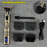 New Electric Hair Trimmer Cordless Shaver Beard Trimmer Electric Shaver for Men 0mm Men Barber Hair Cutting Machine For Men
