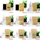 Resealable Kraft Paper Zipper Bags for Nuts Coffee Bean Snacks Tea Gift Transparent Window Waterproof Heat Seal Food Storage Bag