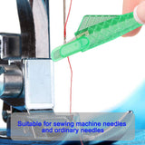 Sewing Machine Mini Needle Threader with Hook Needle Insertion Tool Elderly Quick Automatic Thread Changer Craft Accessories