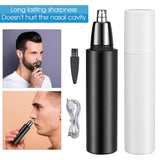 Professional Men Nose Hair Trimmer Portable Hair Clipper Electric Nose Hair Razor Washable USB Styling Care Tool