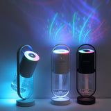 Mini 200ml Air Humidifier Electric Aroma Oil Diffuser USB Cool Mist Sprayer Air Cleaner with Colorful Night Light for Home Car