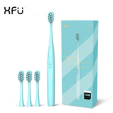 Seago Sonic Electric Toothbrush IPX7 Waterproof 20000 Strokes/Min Vibration Battery Powered Teeth Cleaning Brush Soft Bristle