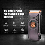 USB Rechargeable  Electric Shaver Razor Men Reciprocating Single Blade Cordless Beard Trimmer Barber Shaving Machine
