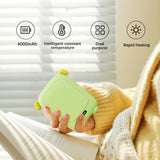 New Hand Warmer 2 in 1 Portable Power Bank USB Rechargeable Electric Hand Warmer Heater Intelligent Constant Temperature 4000mah