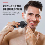 Professional Men's Hair Trimmer Machine Electric Clipper Razor for Intimate Areas Body Hair Removal Beard and Mustache Shaving