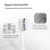 Sarmocare 2 pcs/lot Toothbrushes Head for S100 and S200 Ultrasonic Sonic Electric Toothbrush Fit Electric Toothbrushes Head