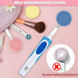 Ultrasound Electric Toothbrush Facial Cleansing Brush Head Replacement Brush Heads Cleansing Head Face Skin Care Tool For Oral-B