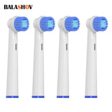 Toothbrushes Head Professional Replacement Electric Toothbrush Sensitive Care Precise Cleaning Heads for Oral-B EB17/EB20/EB50