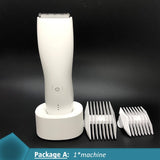 Professional Electric Groin Hair Trimmer Body Groomer for Men IPX6 Waterproof Wet/Dry Clippers Ultimate Male Hygiene Razor Face