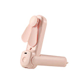 New folding telescopic manual portable small fan air cooler small household appliance manual usb mini spray fan