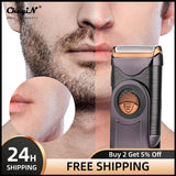 USB Rechargeable  Electric Shaver Razor Men Reciprocating Single Blade Cordless Beard Trimmer Barber Shaving Machine