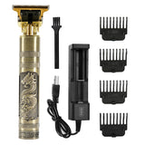 Professional Barber Hair Clipper Rechargeable Electric Finish Cutting Machine Beard Trimmer Shaver Cordless Corded