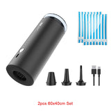 New Powerful Air Storage Pump Inflator 390L/Minute USB Recharable for Home Outdoor Travelling Camping Clothes Vacuum Storage Bag