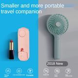 New folding telescopic manual portable small fan air cooler small household appliance manual usb mini spray fan