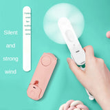 New folding telescopic manual portable small fan air cooler small household appliance manual usb mini spray fan
